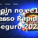 Login no ee11: Acesso Rápido e Seguro 2026 Login no ee11: Acesso Rápido e Seguro 2026